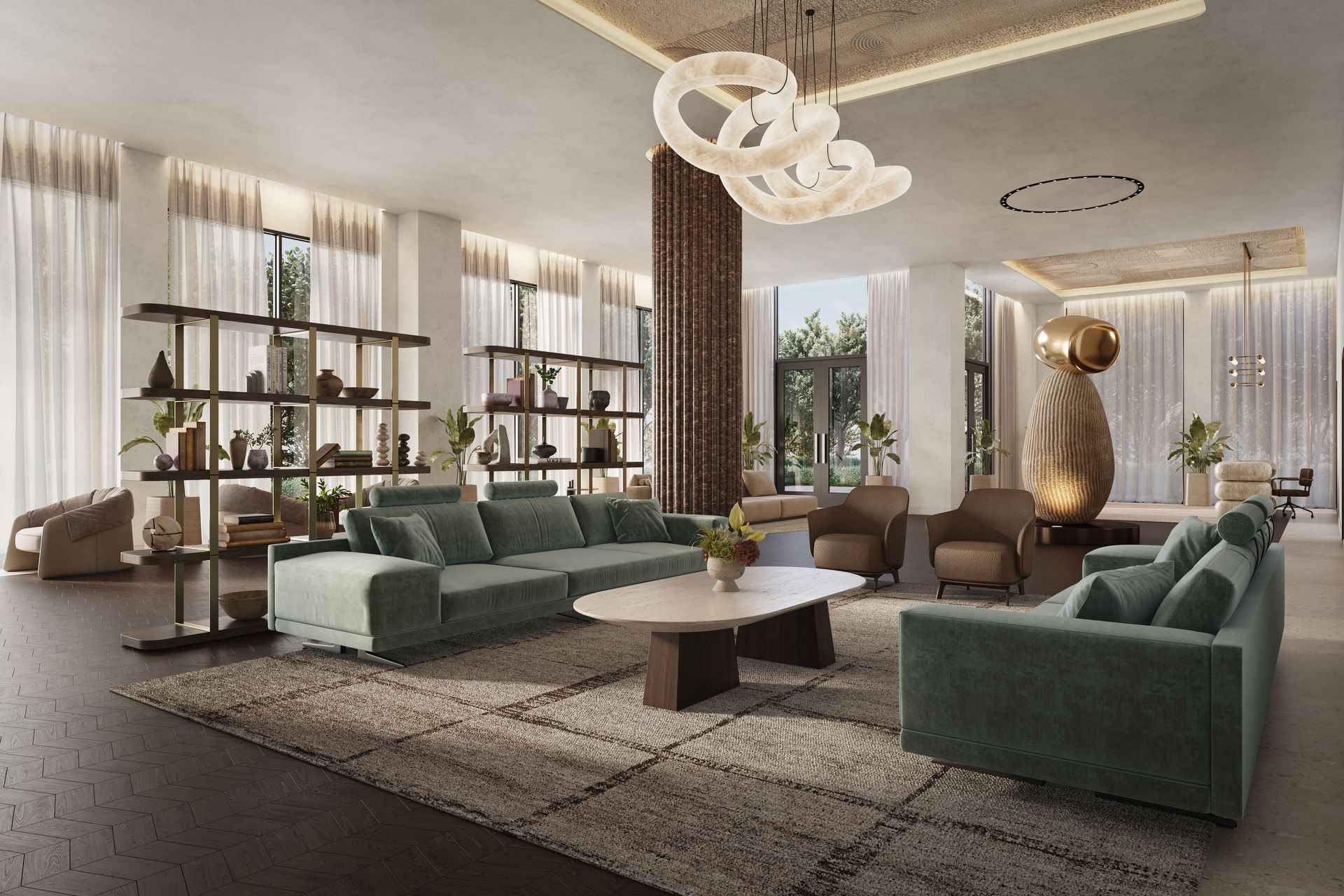 Urban Robot interiors at Cora Merrick Park