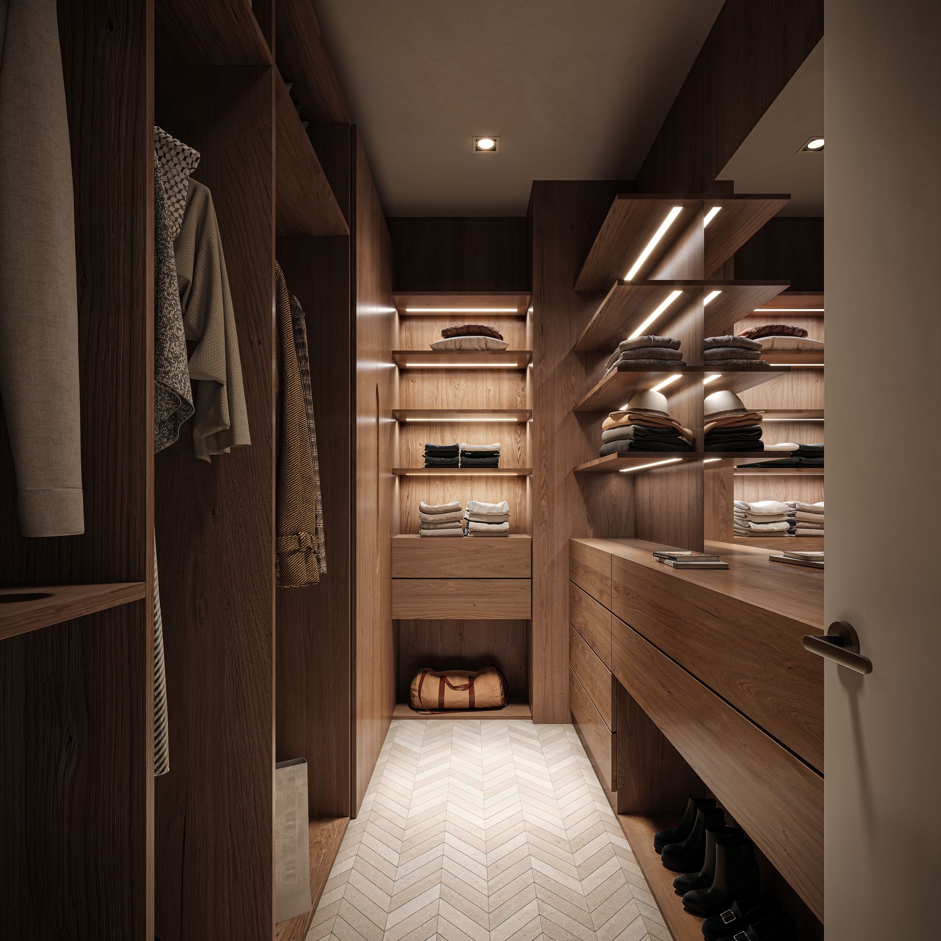 Cora Merrick Park, primary closet